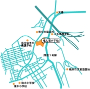 横浜市権太坂小学校地図